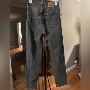 Levi's Women's Black Straight Jeans